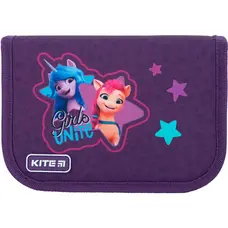 Пенал для дівчинки Kite My Little Pony LP22-622, 1 відділення, 2 закоти