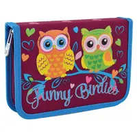 Пенал-книжка твердий YES з одинарним відворотом HP-03 Funny Birdies (532156)