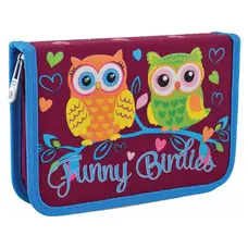Пенал-книжка твердий YES з одинарним відворотом HP-03 Funny Birdies (532156)