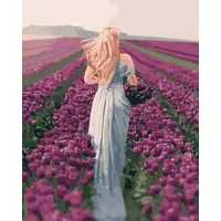 Картина за номерами Збираючи тюльпани 40*50см ArtStory AS1006