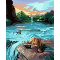 Картина по номерам GX4608 Водная стихия, 40*50см. Никитошка