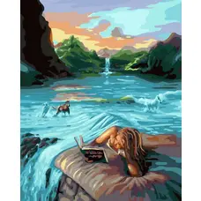 Картина по номерам GX4608 Водная стихия, 40*50см. Никитошка