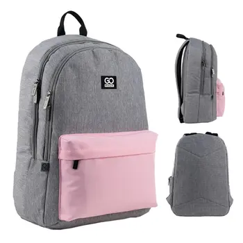Рюкзак GoPack Education Teens GO24-140L-1 сіро-рожевий