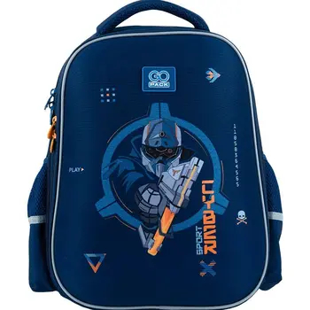 Рюкзак школьный GoPack Education GO24-165M-8 Cyber Game с ортопедической спинкой полукаркасный