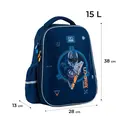 Рюкзак школьный GoPack Education GO24-165M-8 Cyber Game с ортопедической спинкой полукаркасный