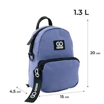 Мини рюкзак-сумка GO24-181XXS-3 фиолетовый