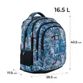 Рюкзак GoPack Teens GO24-162M-1 с ортопедической спинкой для мальчика