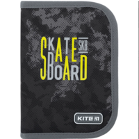 Пенал с наполнением Kite Skateboard K22-622H-6, 1 отделение, 2 отворота