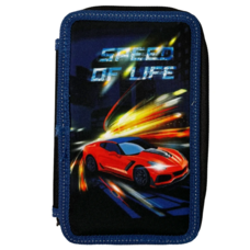 Пенал "CLASS" 24313C 2 відділення, без наповнення, "Speed ​​of Life"