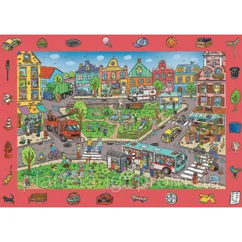 Пазли 100 елементів Місто (Шпигун) TREFL 15590
