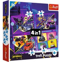 Пазлы Trefl Знакомство с Бэтменом 4в1 (34658)