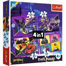 Пазли Trefl Знайомство з Бетменом 4в1 (34658)