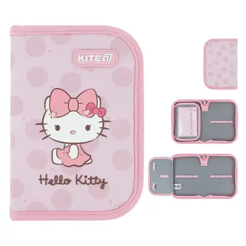 Пенал без наповнення Kite Hello Kitty HK26-621-1, 1 відділення, 1 відворот
