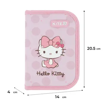 Пенал без наповнення Kite Hello Kitty HK26-621-1, 1 відділення, 1 відворот